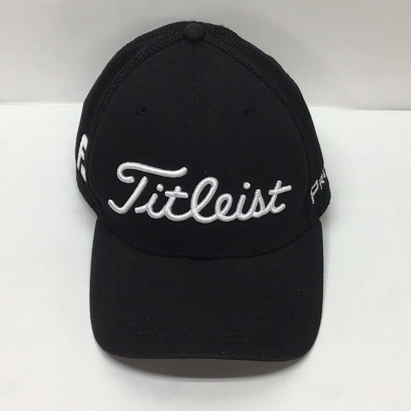 Titleist FJ black golf hat/cap - Picture 1 of 6